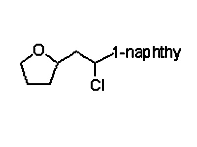 2-(2-chloro-1-naphtylethyi)-tetrahydrofuran